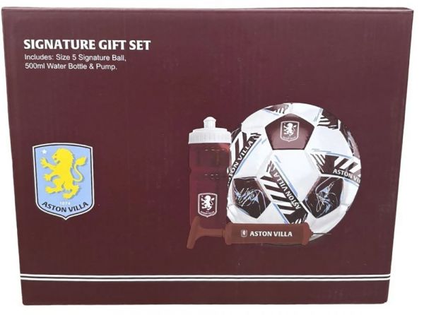 Aston Villa Official Signature Football Gift Set