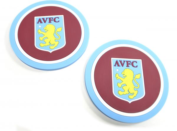 Aston Villa Two Pack Coaster Set-1