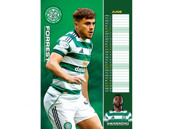 Celtic 2026 A3 Wall Calendar