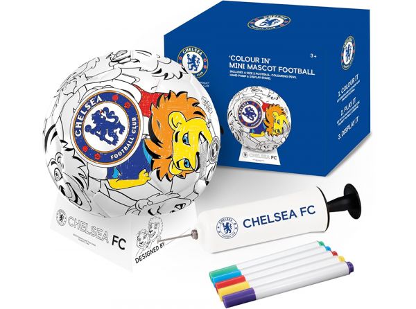 Chelsea FC 'Colour In' Mini Football Set Size 2