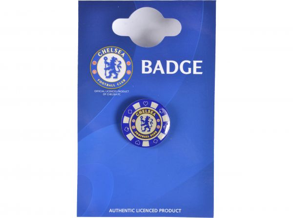 Chelsea FC Poker Chip Pin Badge