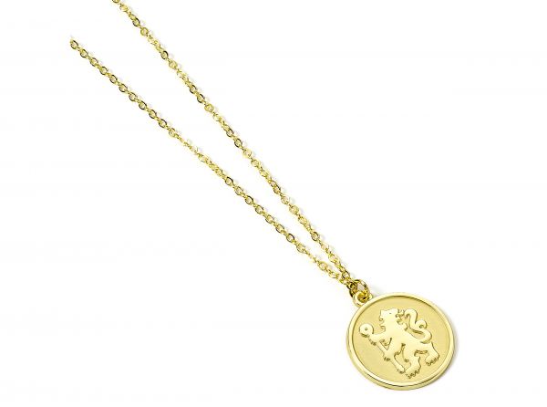Chelsea Gold Tone Crest Necklace