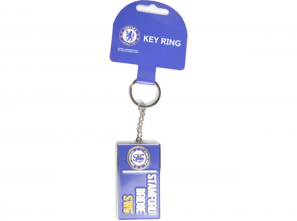 Chelsea Large Stamford Bridge Street Sign Keyring