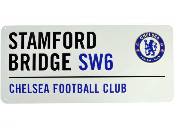 Chelsea FC Metal Street Sign