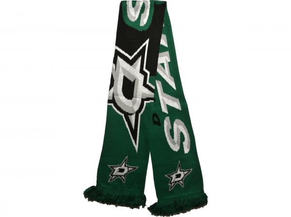 Dallas Stars 2020 Word Mark Big Logo NHL Scarf Green Black White