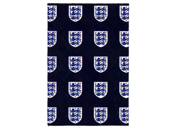 England Crest Fleece Blanket Navy