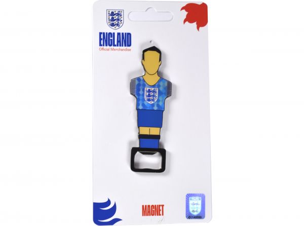 England FA 1990 Kit Foosball Bottle Opener Magnet