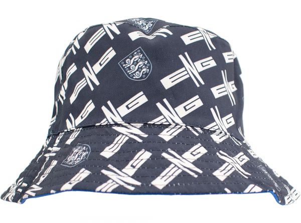 England Reversible Bucket Hat Royal Blue Navy White