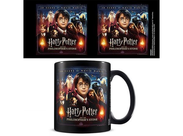 Harry Potter 20 Years Of Movies Magic Black Pod Boxed Mug – official Wizarding World merchandise photo