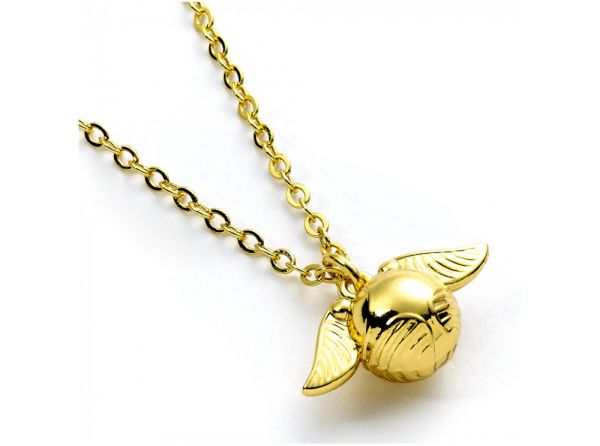 Harry Potter Cute Charm Golden Snitch Necklace – official Wizarding World merchandise photo (1 of 4)
