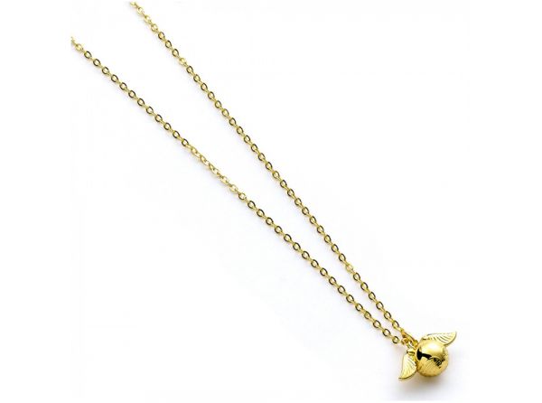 Harry Potter Cute Charm Golden Snitch Necklace – official Wizarding World merchandise photo (2 of 4)