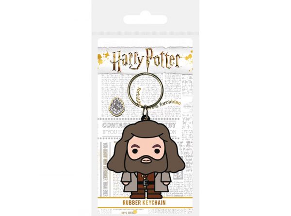 Harry Potter Hagrid Chibi Rubber Keyring – official Wizarding World merchandise photo (2 of 2)