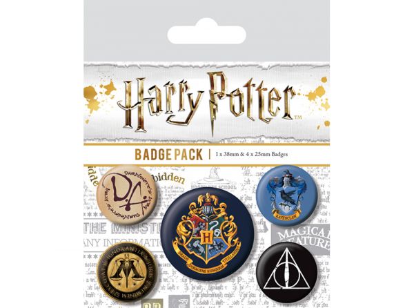 Harry Potter Hogwarts Badge Pack – official Wizarding World merchandise photo (2 of 2)