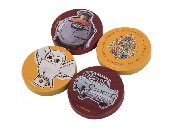 Harry Potter Hogwarts Essential Eraser Set – official Wizarding World merchandise photo (2 of 3)