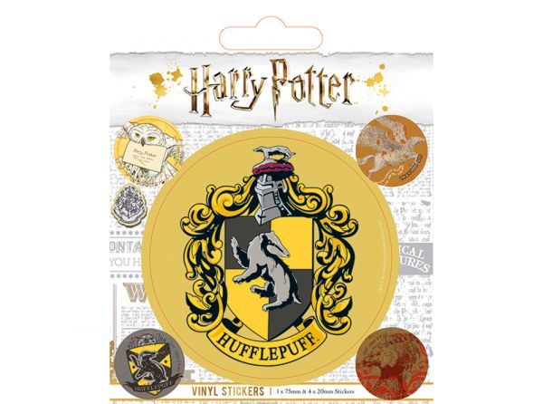 Harry Potter Hufflepuff Vinyl Stickers – official Wizarding World merchandise photo