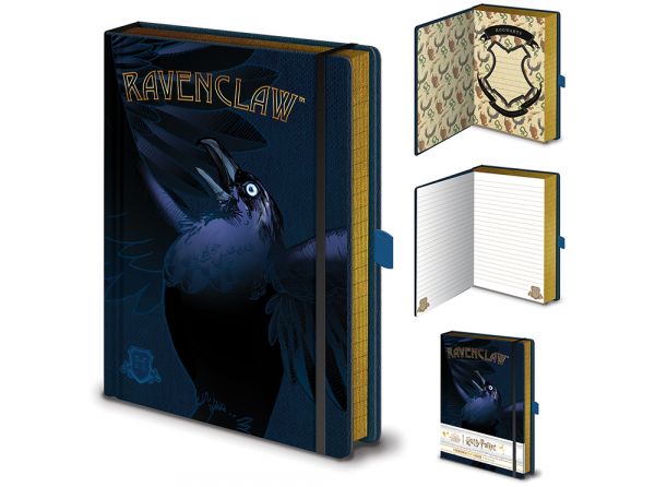Harry Potter Intricate Houses Ravenclaw Premium A5 Notebook – official Wizarding World merchandise photo