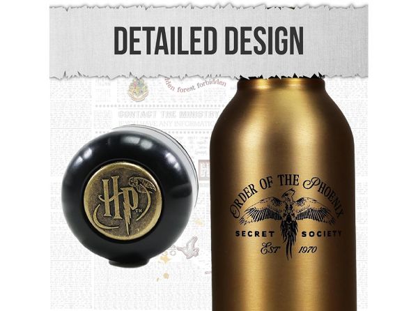 Harry Potter Order of the Phoenix Steel Water Bottle 700ml – official Wizarding World merchandise photo (4 of 4)
