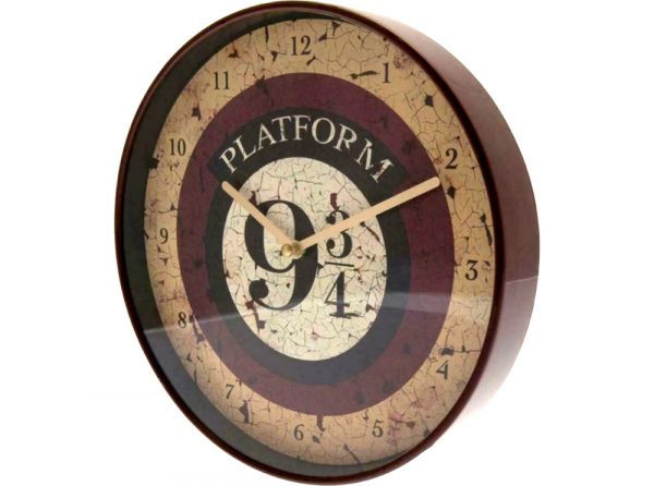 Harry Potter Platform Nine and Three Quarters Wall Clock – official Wizarding World merchandise photo (2 of 2)