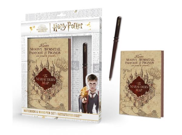 Harry Potter Premium Notebook And Wand Pen Set – official Wizarding World merchandise photo