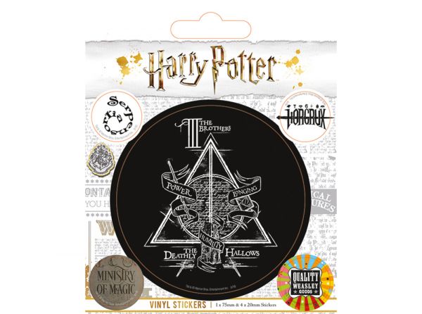 Harry Potter Symbols Vinyl Stickers – official Wizarding World merchandise photo