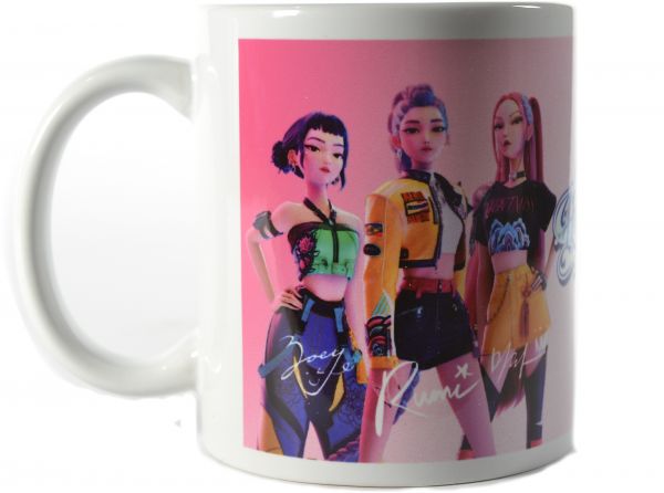 K Pop Demon Hunters Huntrix White Pod Mug - K Pop Demon Hunters official licensed merchandise