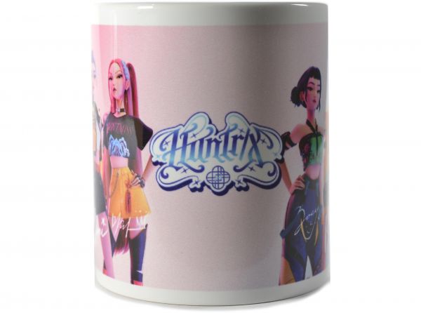 K Pop Demon Hunters Huntrix White Pod Mug - K Pop Demon Hunters official licensed merchandise