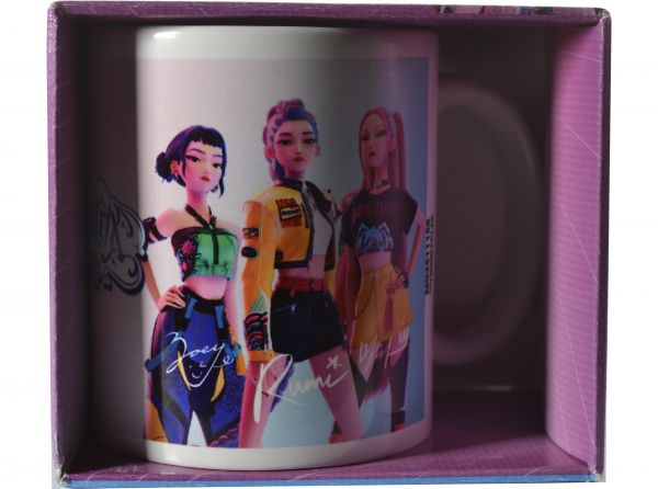 K Pop Demon Hunters Huntrix White Pod Mug - K Pop Demon Hunters official licensed merchandise