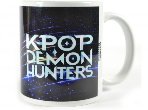 K Pop Demon Hunters K Pop Logo White Pod Mug - K Pop Demon Hunters official licensed merchandise