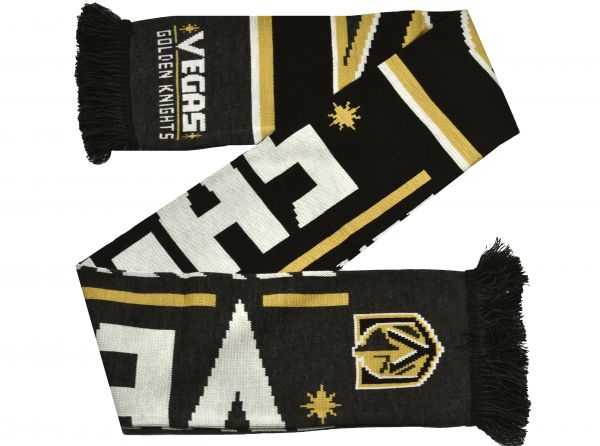 Las Vegas Golden Knights NFL Scarf Black Gold White-1