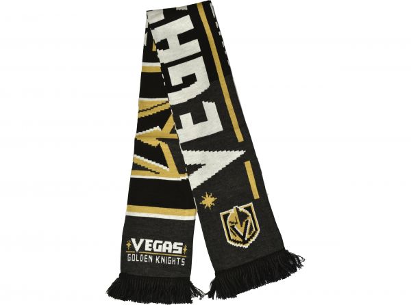 Las Vegas Golden Knights NFL Scarf Black Gold White-2