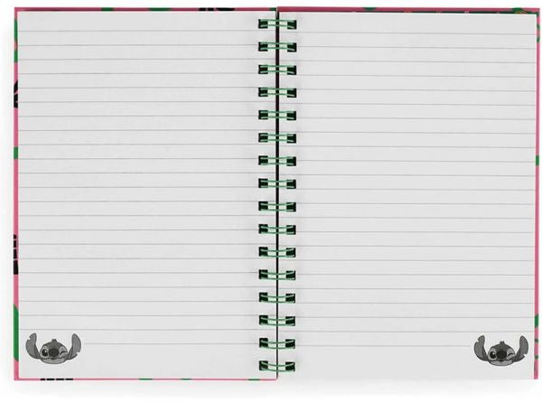 Lilo and Stitch You're My Fave Wiro Bound A5 Notebook - Lilo and Stitch official licensed merchandise