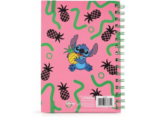 Lilo and Stitch You're My Fave Wiro Bound A5 Notebook - Lilo and Stitch official licensed merchandise