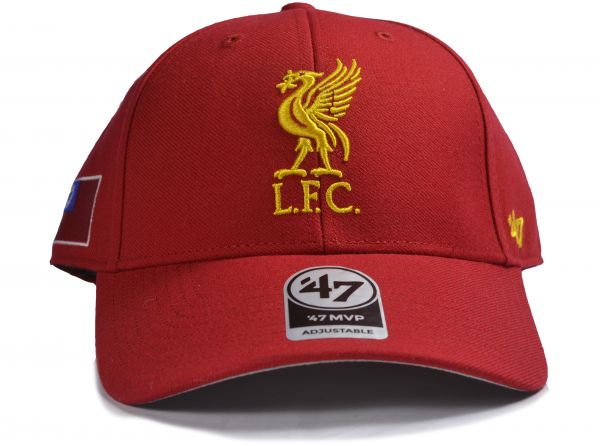 Liverpool 47 Brand MVP Flag Baseball Cap Red