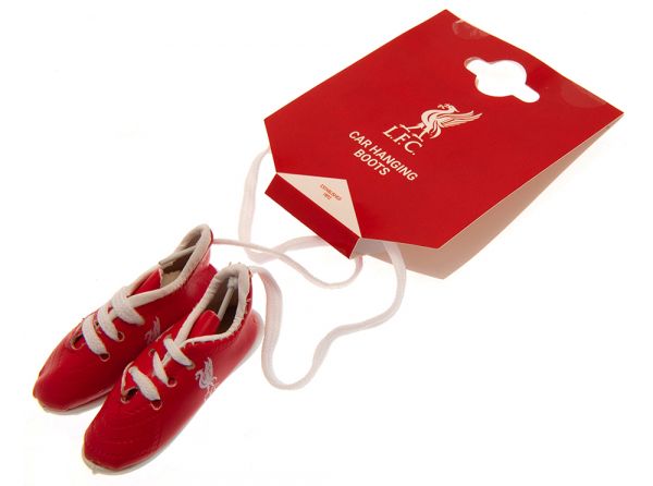 Liverpool Boots Car Hanger Red White