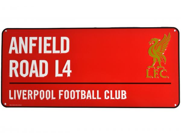 Liverpool Coloured Metal Street Sign
