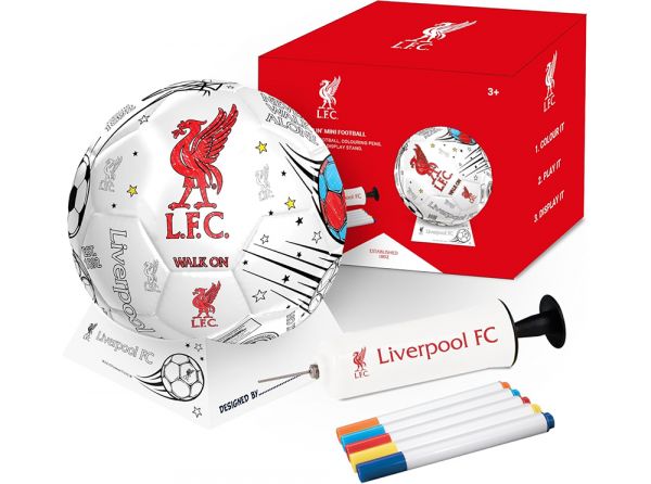 Liverpool FC 'Colour In' Mini Football Set Size 2