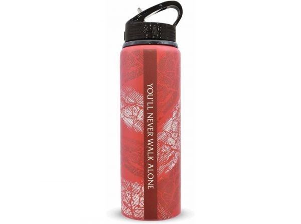 Liverpool FC You'll Never Walk Alone Premium Print Aluminium Water Bottle 750ml