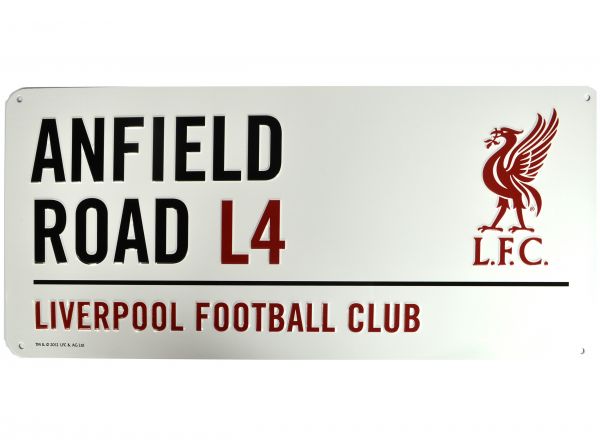 Liverpool Metal Street Sign