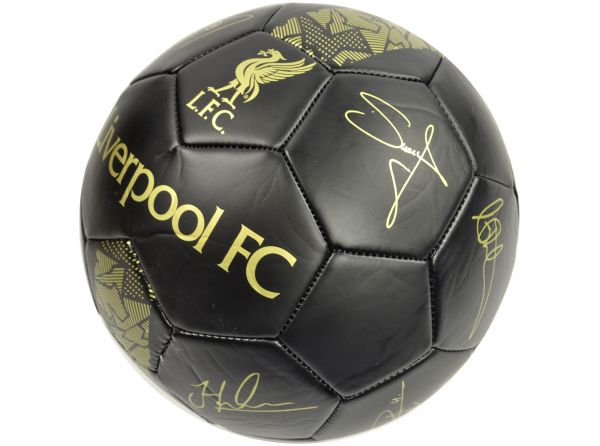 Liverpool Phantom Signature Ball Black Gold Size 5