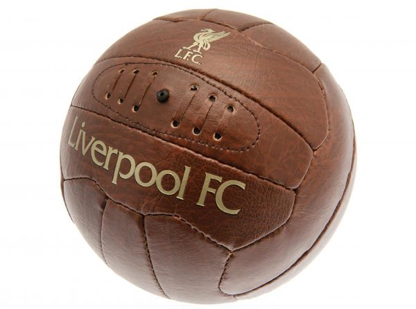Liverpool Retro Faux Leather Ball Size 5
