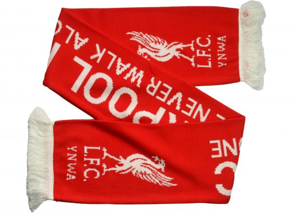 Liverpool YNWA Knit Scarf Red White