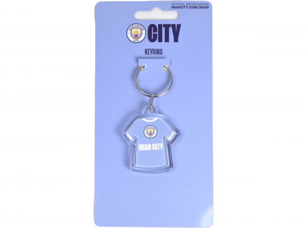 Man City Acrylic Double Sided Kit Keyring