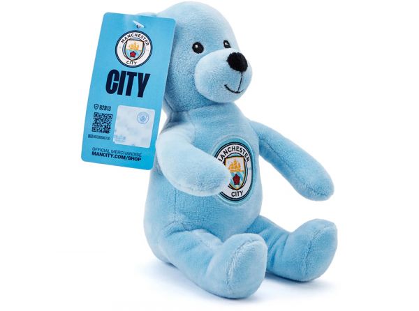 Man City Beanie Bear Plush Soft Toy
