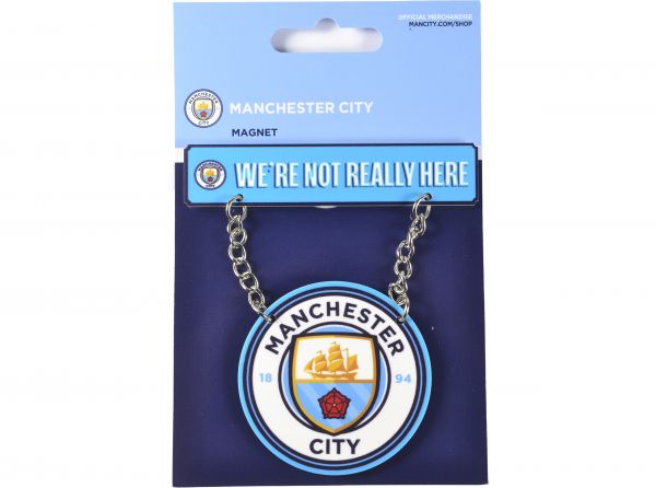 Man City Hanging Street Sign Magnet (We're not really here)
