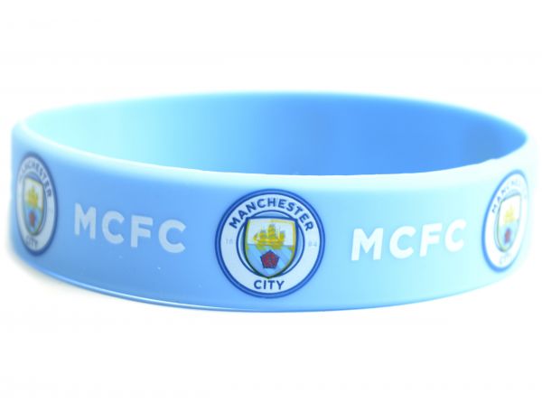 Man City Silicone Wristband