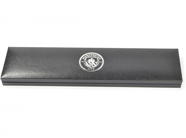 Man City Stainless Steel Colour Ring Leather Bracelet