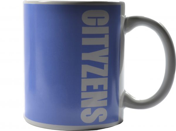 Man City Team Slogan Mug 11oz Boxed Mug
