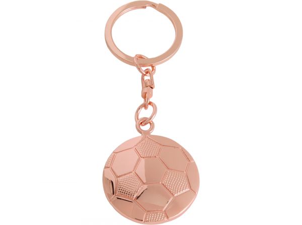 Man UTD Rose Gold Football Keyring-2
