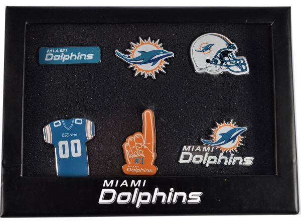 Miami Dolphins Six Piece Executive Badge Set