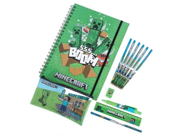 Minecraft Classic A4 Bumper Stationery Set - Minecraft official licensed merchandise